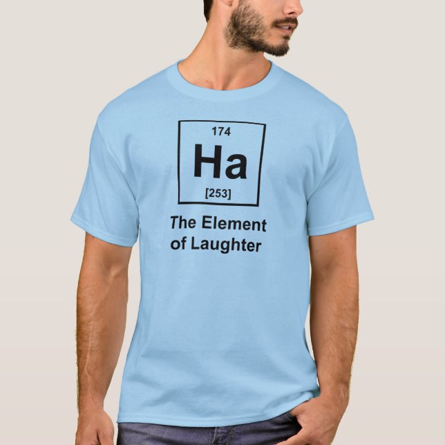 Ha inslag av laughteren tee shirt (Framsida)