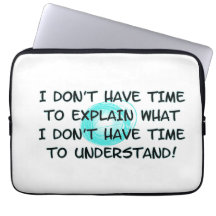 Ha inte tid Laptop sleeve