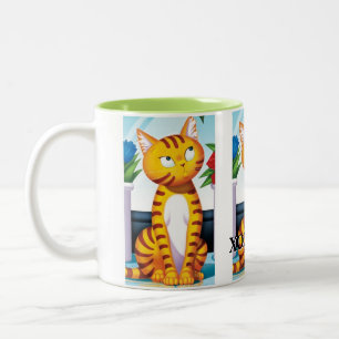 Ha kaffe med Pro! Två-Tonad Mugg