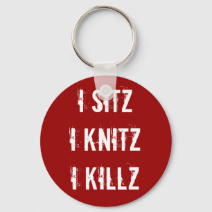HA Keychain - Sitz Knitz Killz Nyckelring