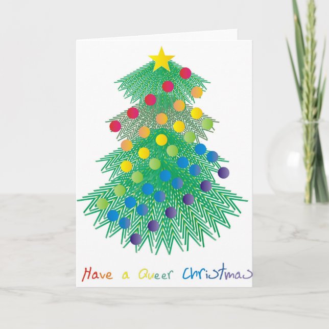 Ha konstig jul helgkort (Framsida)