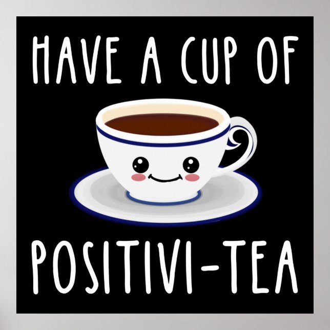 ha Kopp i Positivi-Tea Poster (Framsidan)