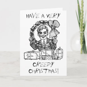 Ha kuslig jul! Roligt hälsningkort Helgkort
