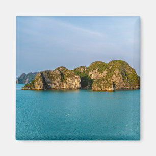 Ha Long Bay kalkstensöar – Vietnam Scenisk Tra Magnet