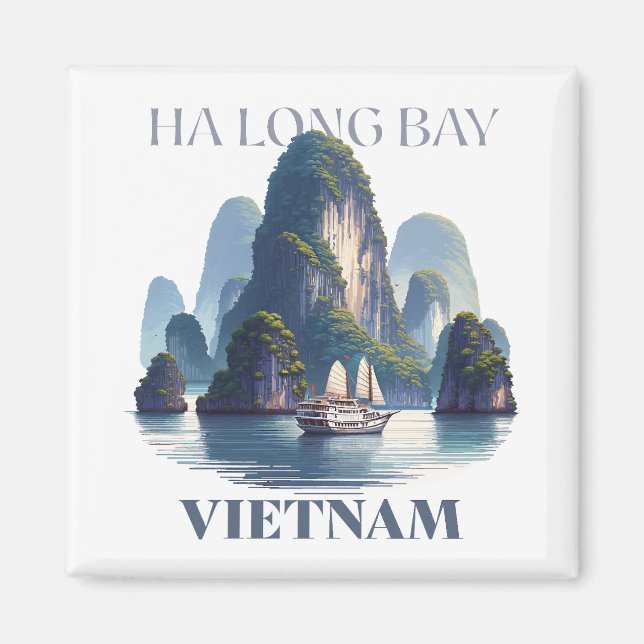 Ha Long Bay Vietnam Magnet (Framsidan)