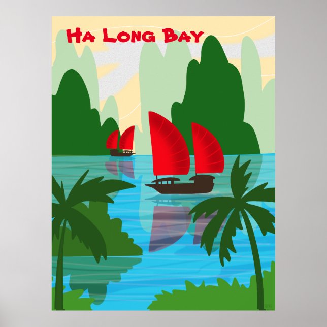 Ha Long Bay, Vietnam Poster (Framsidan)