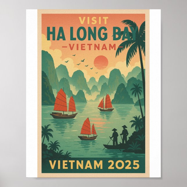 ha long bay vietnam resa 2026 poster (Framsidan)