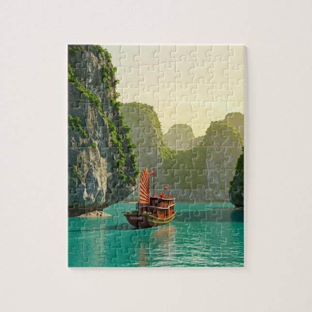 Ha Long Bay Vietnam Travel Pussel (Vertikal)