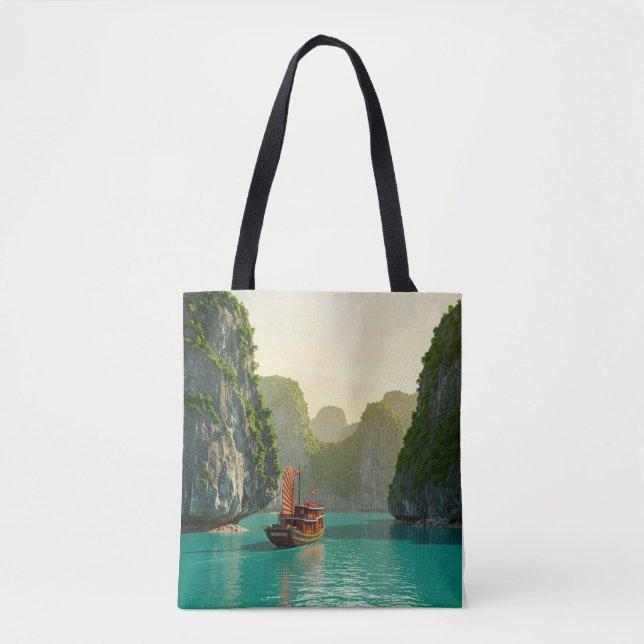 Ha Long Bay Vietnam Travel Tygkasse (Framsida)
