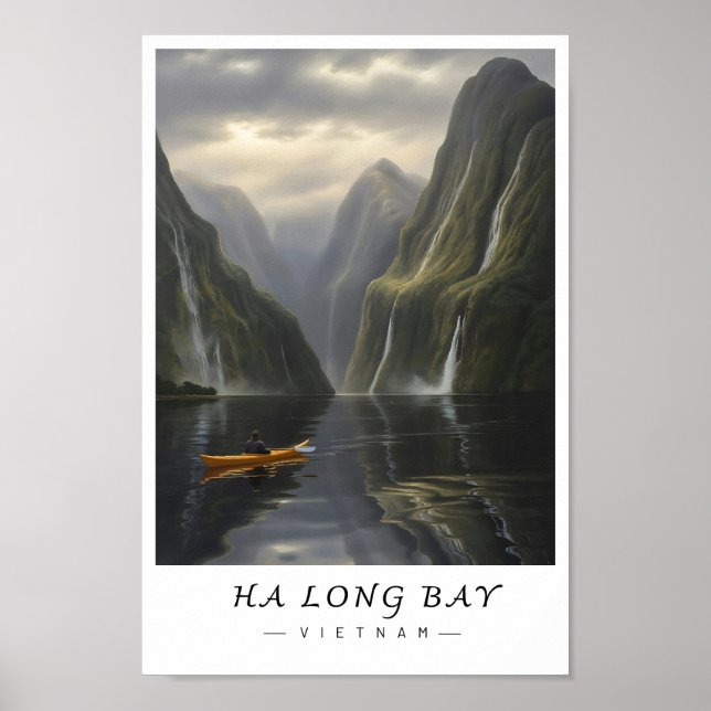 Ha Long Bay Vietnam Väggkonst, Natur Poster (Framsidan)
