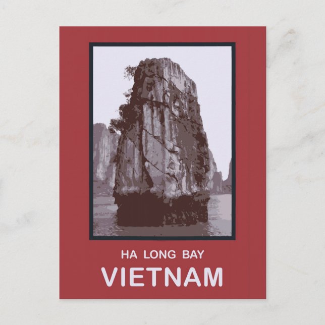 Ha Long Bay Vietnam Vykort (Framsida)