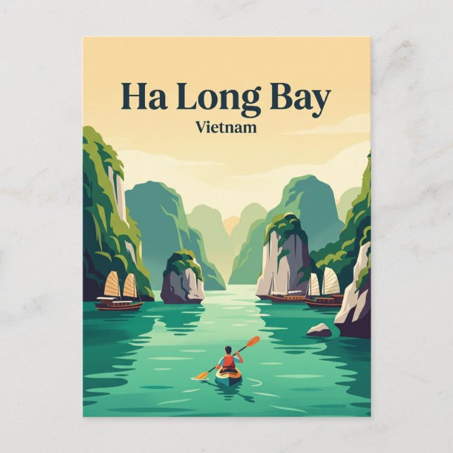 Ha Long Bay, Vietnam Vykort (Framsida)