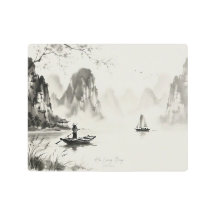 Ha Long-bukten Vietnam tuschlandskap