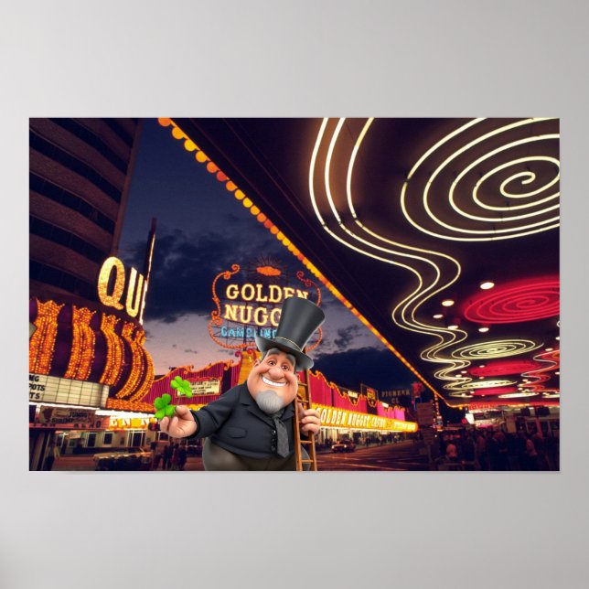 Ha lyckan med dig i Vegas. Poster (Framsidan)