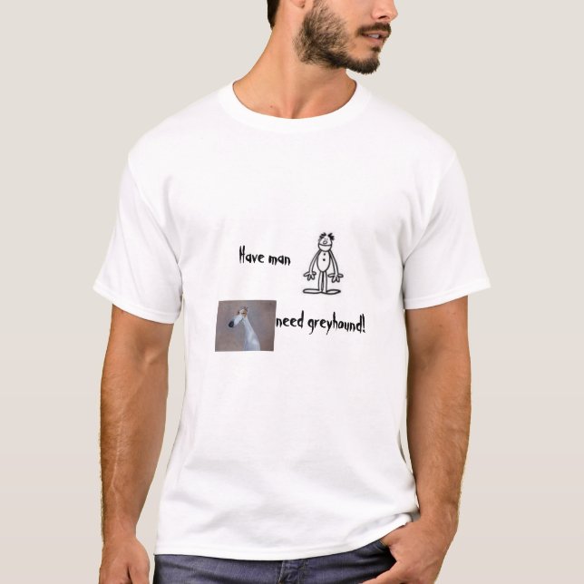 Ha manen, behovsvinthund! tee (Framsida)
