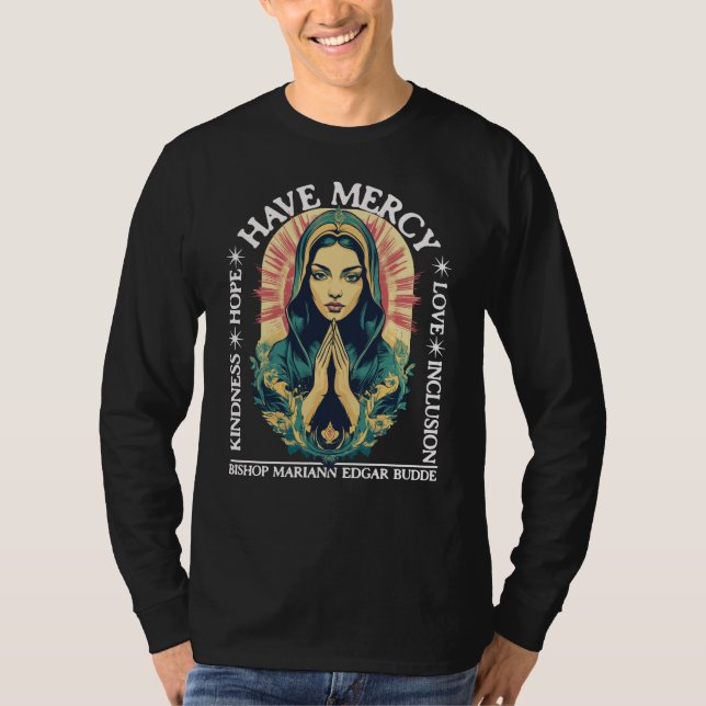 Ha Mercy, biskop Mariann Edgar Budde T Shirt (Framsida)