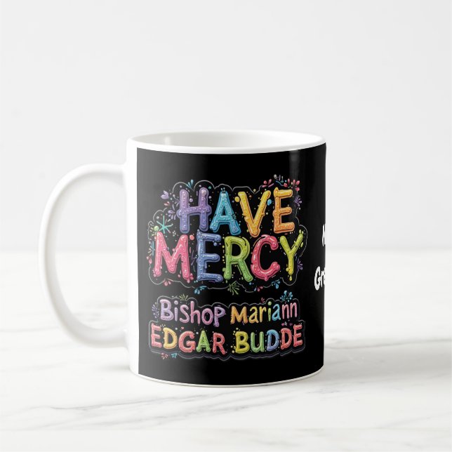 Ha Miskund: Biskop Mariann Edgar Buddes inverkan p Kaffemugg (Vänster)