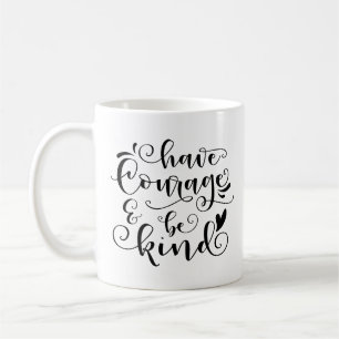 Ha mod och vänlighet kaffemugg