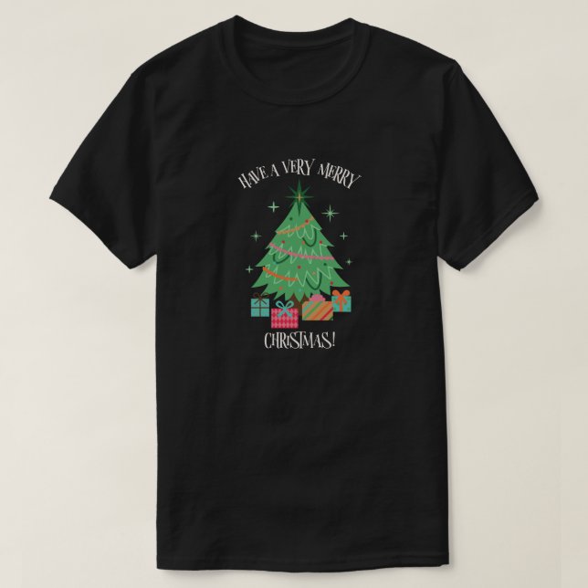 Ha mycket God jul med Presenter T Shirt (Design framsida)