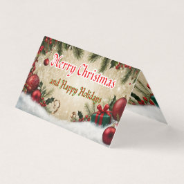 Ha mycket God jul och Glad helg Kort