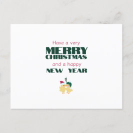 Ha mycket God jul och gott nytt år Vykort