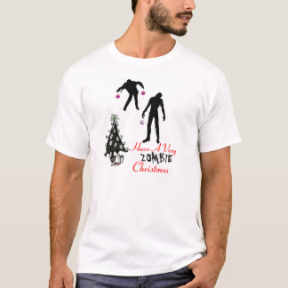 Ha mycket jul för en ZOMBIE T-shirt