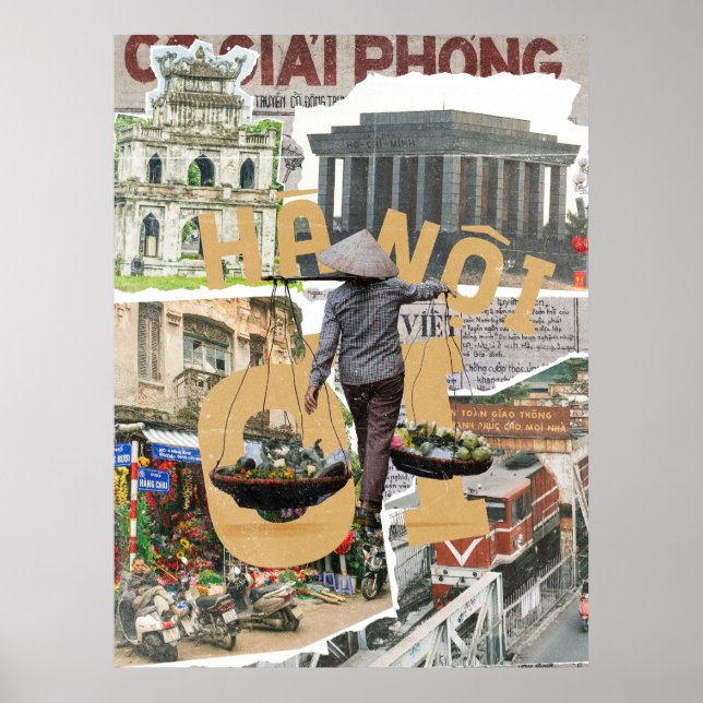 "Hà Nội Ơi" Affisch (Framsidan)