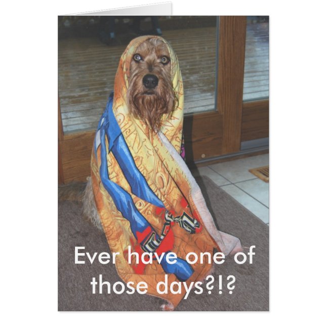 Ha någonsin en av de dagar?!? OBS kort (Framsidan)