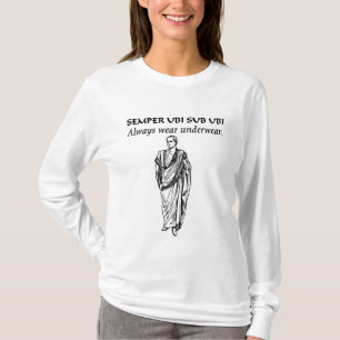 Ha på sig alltid underkläderen (romersk Toga) (2 T Shirt