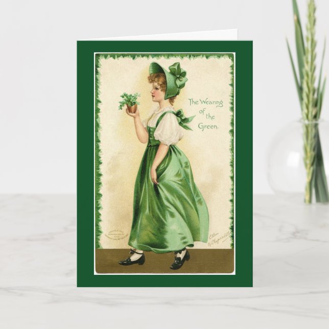 Ha på sig av grönten kort (Framsida)