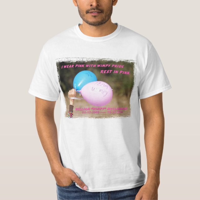 Ha på sig detta med Wimpy pride! Tee (Framsida)