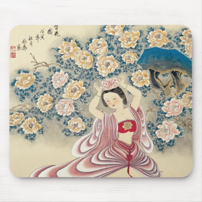 Ha på sig en blomma i huvudet musmatta (Framsidan)