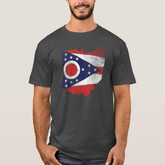 Ha på sig Ohio flagga Tee Shirt