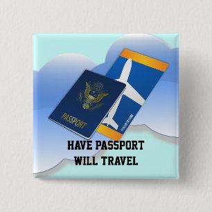 Ha pass, kommer att resa knapp