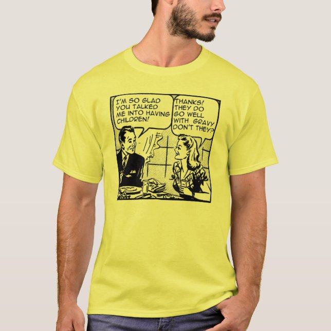Ha rolig Retro skjortahumor för barn Tee (Framsida)