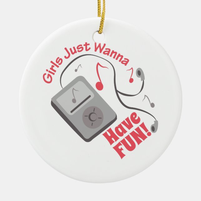 Ha roligt julgransprydnad keramik (Framsidan)