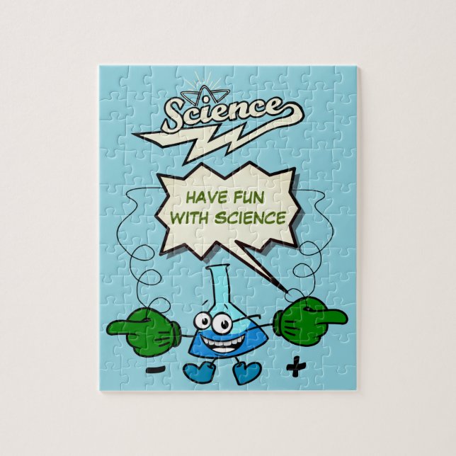 Ha Roligt med Science Puzzle Pussel (Vertikal)