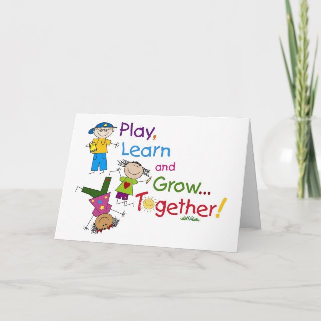 HA ROLIGT OM DIN "KINDERGARDEN 1 DAGEN" KORT (Framsida)