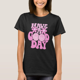 Ha Rosa Smile Ansikte Preppy Aesthetic T Bra Day Shirt