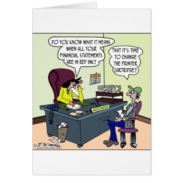 Ha rött bläck? Ändra skrivarkassetten Hälsningskort (Framsidan)