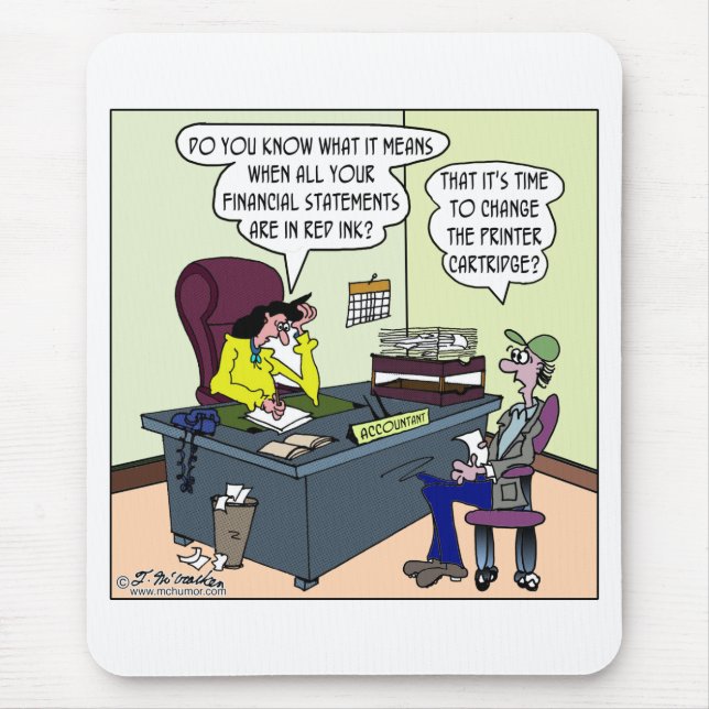 Ha rött bläck? Ändra skrivarkassetten Musmatta (Framsidan)