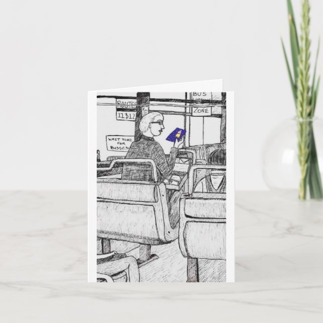 ha Säker Buss 🚌 Tack Kort (Framsida)