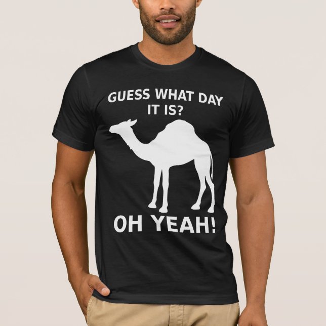 Ha sex med dagkamelT-tröja Tee Shirt (Framsida)