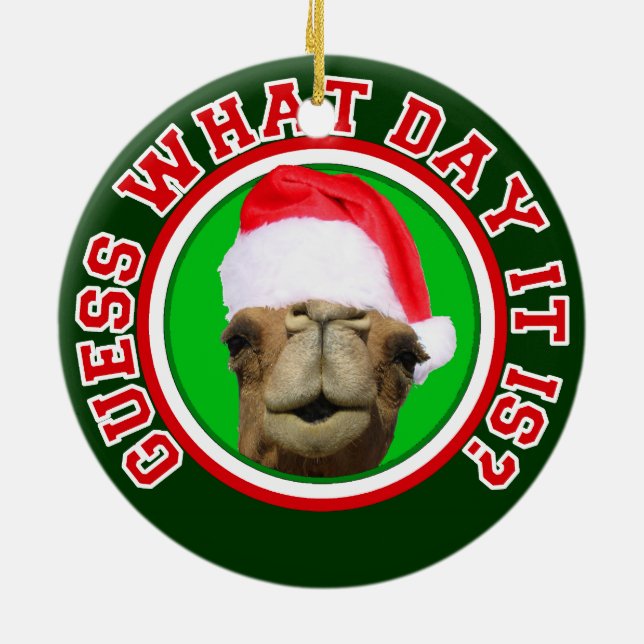 Ha sex med prydnaden för dagkamelSanta jul 2013 Julgransprydnad Keramik (Baksidan)