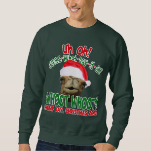 Ha sex med tröjan för dagkamelSanta jul Långärmad Tröja