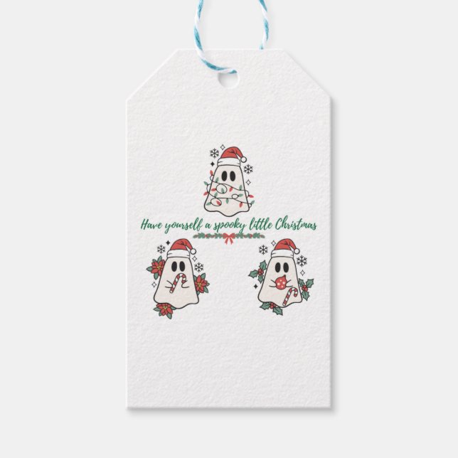 Ha själv en liten julfest presentetikett (Framsidan)