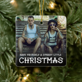 Ha själv en liten julfoto. julgransprydnad keramik