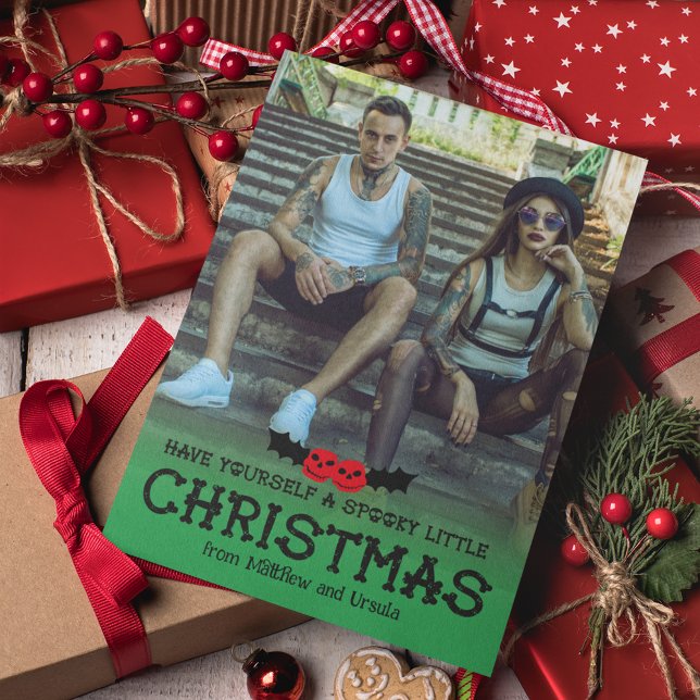 Ha själv en liten julfoto. julkort (Skapare uppladdad)