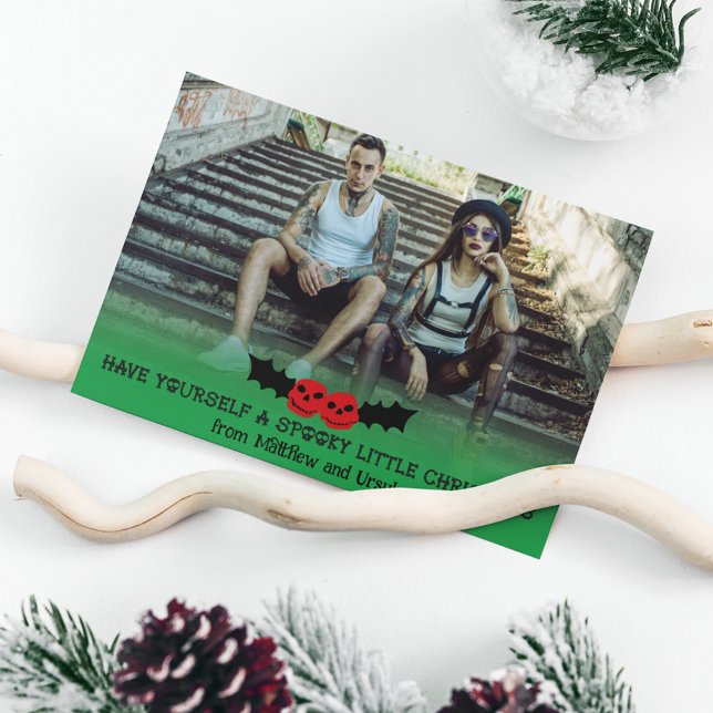 Ha själv en liten julfoto. julkort (Skapare uppladdad)