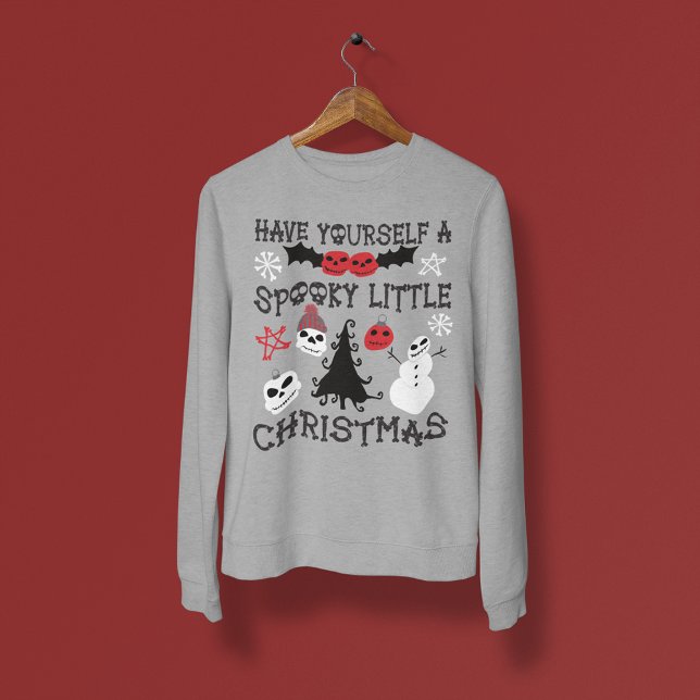 Ha själv en liten julfoto. lång ärmad tröja (Skapare uppladdad)